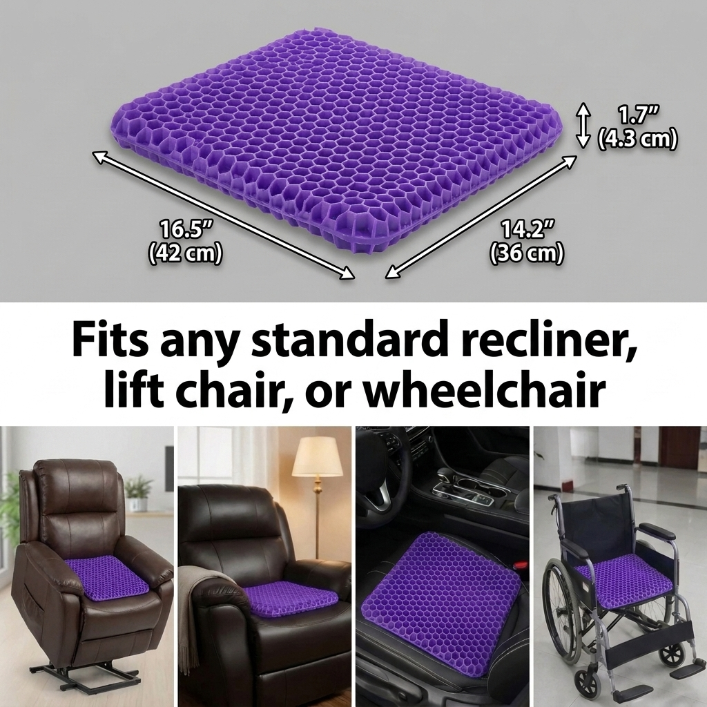 Forge & Valor™ Double-Thick Hexa gel Seat Cushion