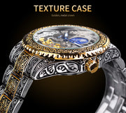 Forsining Skeleton Carved Tourbillon Mechanical Watches