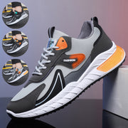 Color-blocked Sneakers Fashion Breathable Lace Up