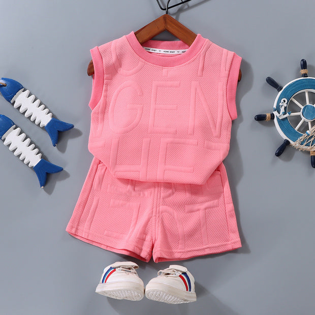 Children's Vest Suit Western Style