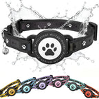 AirTag Breakaway Reflective Cat Collar with Holder & Bell