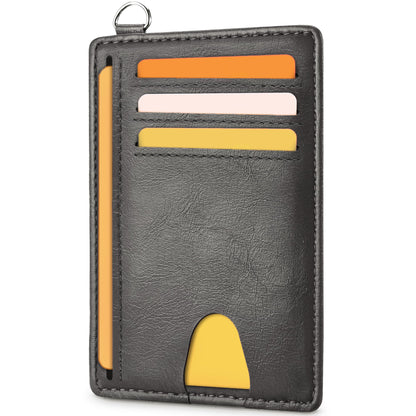 Slim RFID Blocking Credit Card Holder Wallet for Men and Women