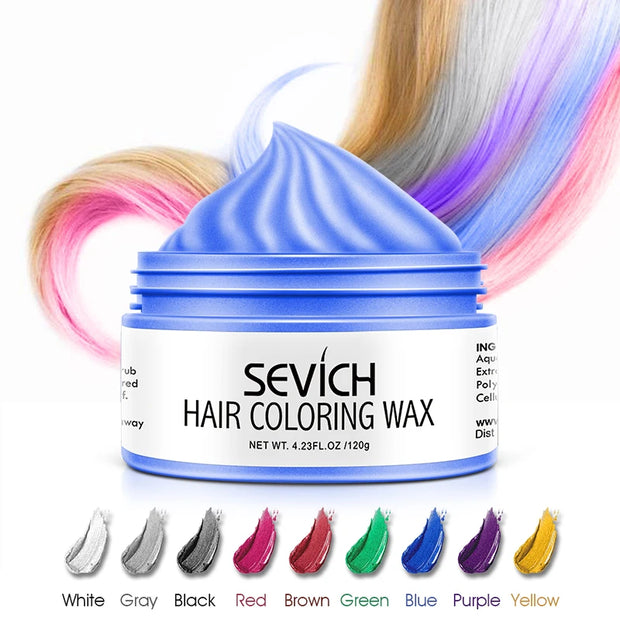 Sevich Temporary Hair Color Wax Men Diy Mud One-time