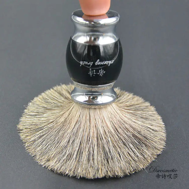 shave brush pure Badger Hair with Resin Handle and metal china brush