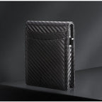 VaultGuard™ Leather RFID Pop-Up Wallet with Cash Pocket