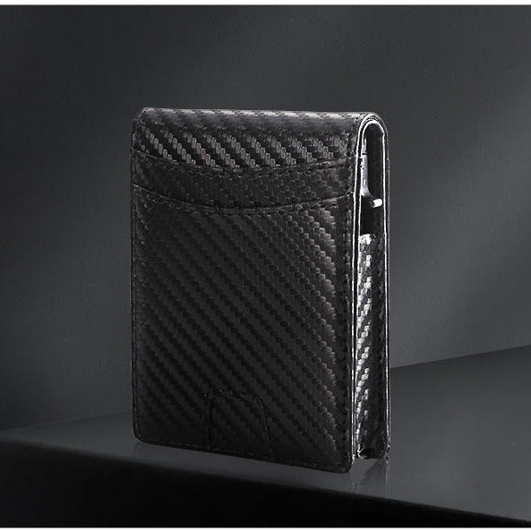 VaultGuard™ Leather RFID Pop-Up Wallet
