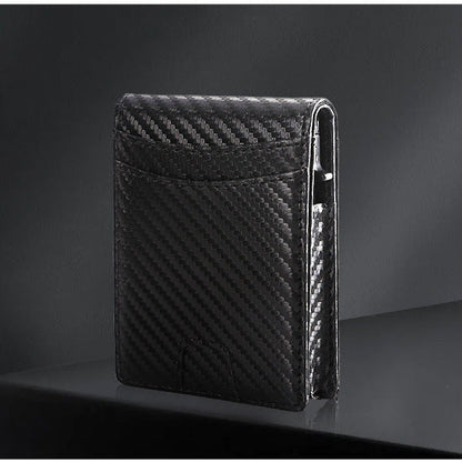 VaultGuard™ Leather RFID Pop-Up Wallet