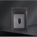 VaultGuard™ Leather RFID Pop-Up Wallet with Cash Pocket