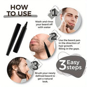 Hot Sale Beard Filling Pen Kit Beard Enhancer Brush Beard