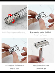 Shaver Men Manual Shaver Old-Fashioned Shaving Razor