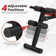 Sit up Bench, Folding Adjustable Workout Bench for Ab Exercise,