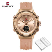 NAVIFORCE Quartz Watch for Ladies Fashion men's