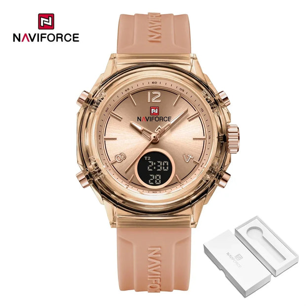 NAVIFORCE Quartz Watch for Ladies Fashion men's