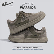 Warrior Autumn and Winter Thick Sole Retro Boys Casual Sneakers