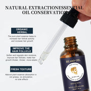 Men Fast Beard Growth Oil  Natural Organic Beard Essential Oil Hair