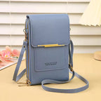 TouchGuard™ "leather-look Phone Crossbody Bag