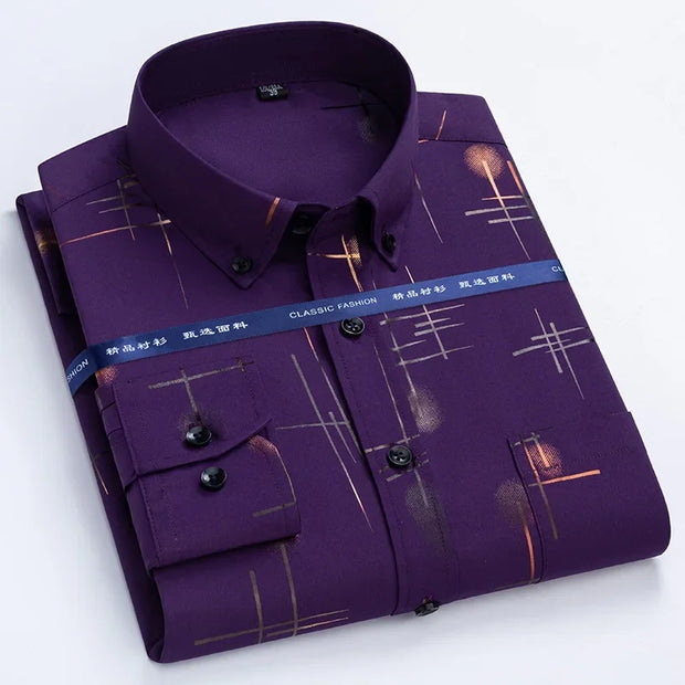 2024  Men's Dress Shirts Spring Autumn