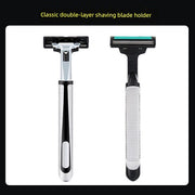 Shaving Stainless Steel Manual Old-Fashioned Replaceable Blade