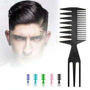 3-In-1 Plastic Combs Thin Wide Tooth Detangling Hair Comb