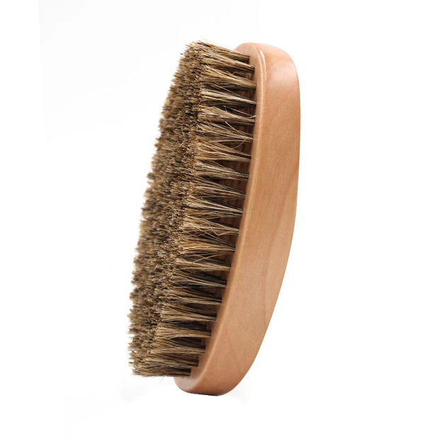 Natural Boar Bristle Beard Brush for Men