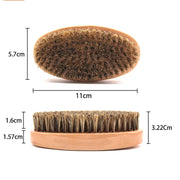 Natural Boar Bristle Beard Brush for Men