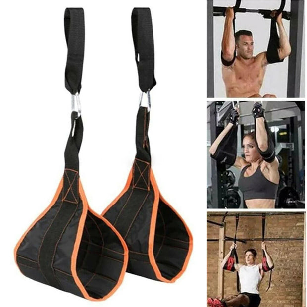 Fitness AB Sling Straps Suspension Rip-Resistant Heavy Duty A Pair