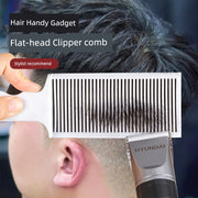 Men Barber Oil Head Comb Flat Head Trim Comb Hair