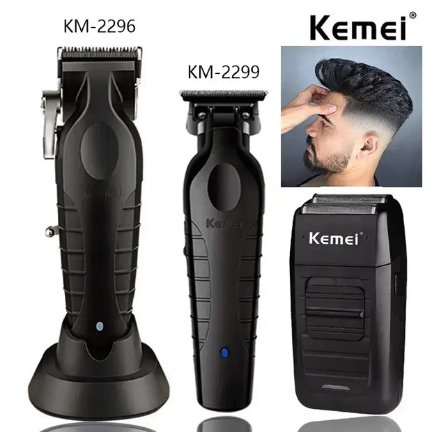 Kemei KM-1102 KM-2024 Professional Hair Clipper Kit Electric Shaver