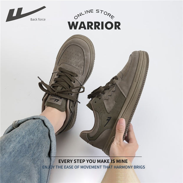 Warrior Autumn and Winter Thick Sole Retro Boys Casual Sneakers