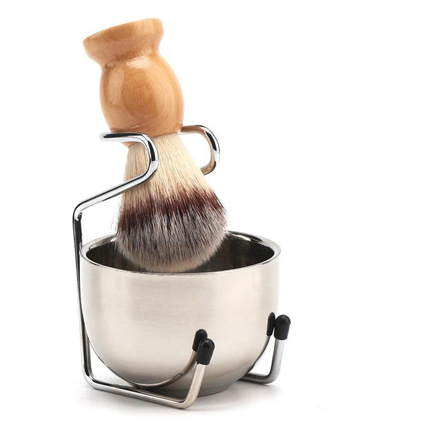 Shaving Set Soap Bowl + Shaving Brush + Stand Holder