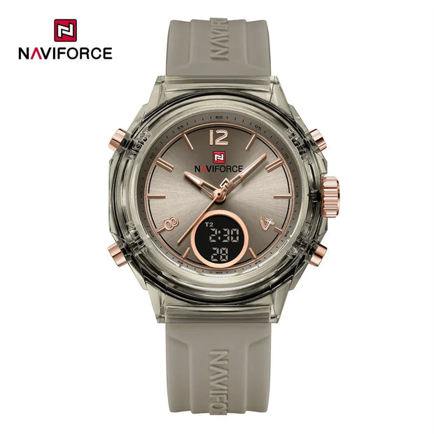 NAVIFORCE Quartz Watch for Ladies Fashion men's