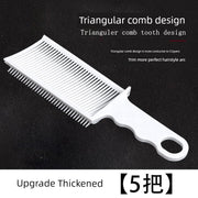 Men Barber Oil Head Comb Flat Head Trim Comb Hair