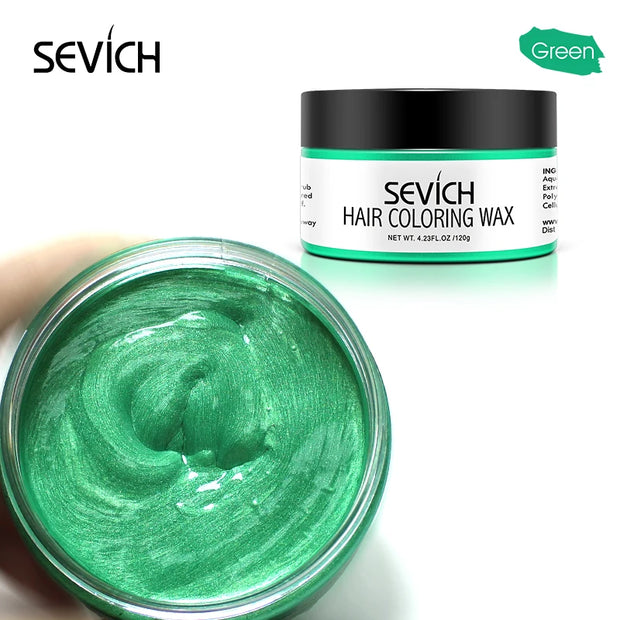 Sevich Temporary Hair Color Wax Men Diy Mud One-time