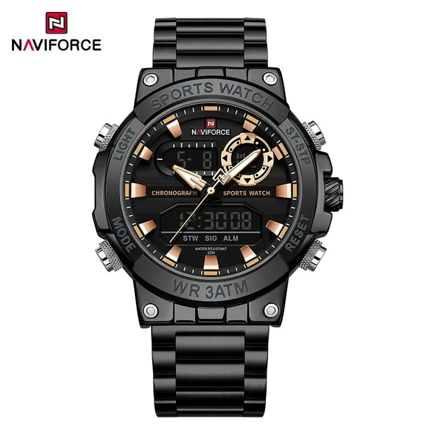 NAVIFORCE Men's Military Luminous Quartz