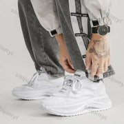 Men's Casual Sneakers Light Walking Tennis Shoes Men