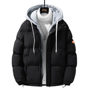 Winter Parkas Men Solid Color Padded Jacket Fashion