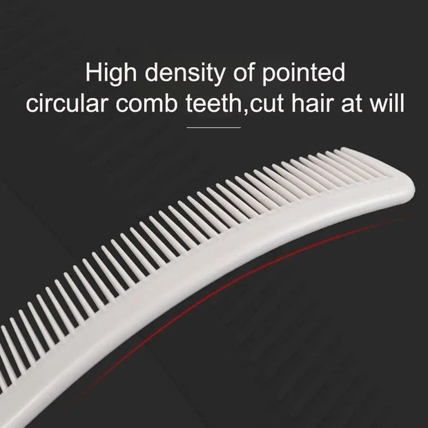 3pcs Plastic Curved Barber Comb Hairdressing Hair