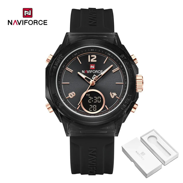 NAVIFORCE Quartz Watch for Ladies Fashion men's