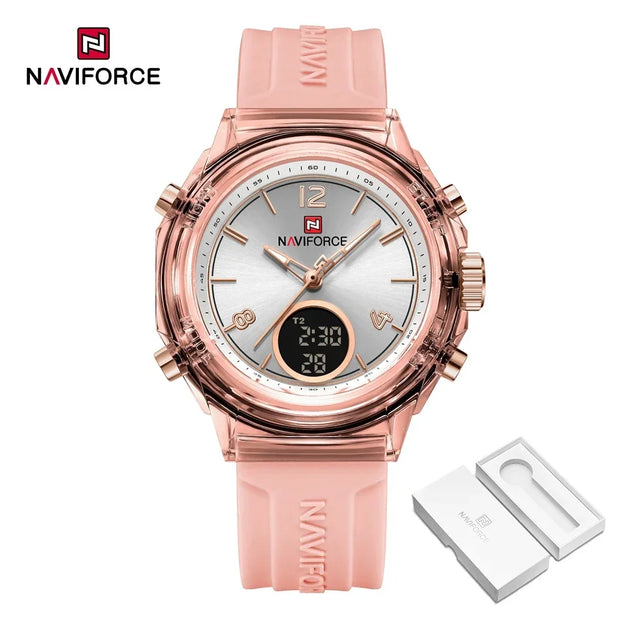 NAVIFORCE Quartz Watch for Ladies Fashion men's