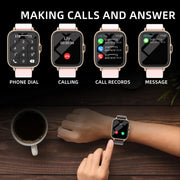 1.83'' Waterproof Smart Watch with Message Answer Call