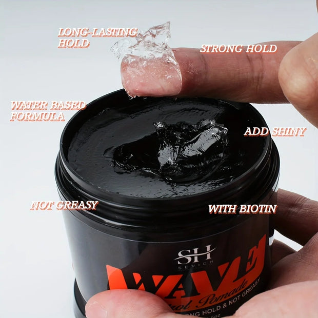 100g Waves Control Pomade Set 360 Wavy Hair Oil