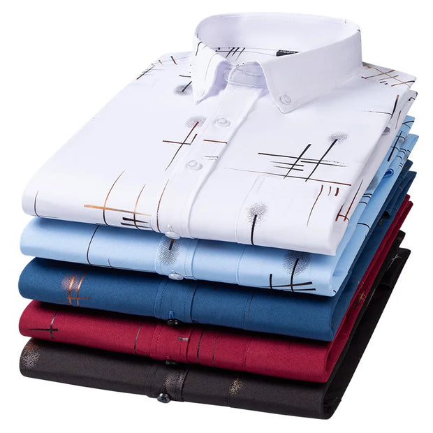 2024  Men's Dress Shirts Spring Autumn