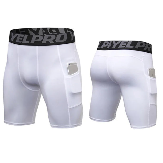 Men Compression Sports Tights Shorts