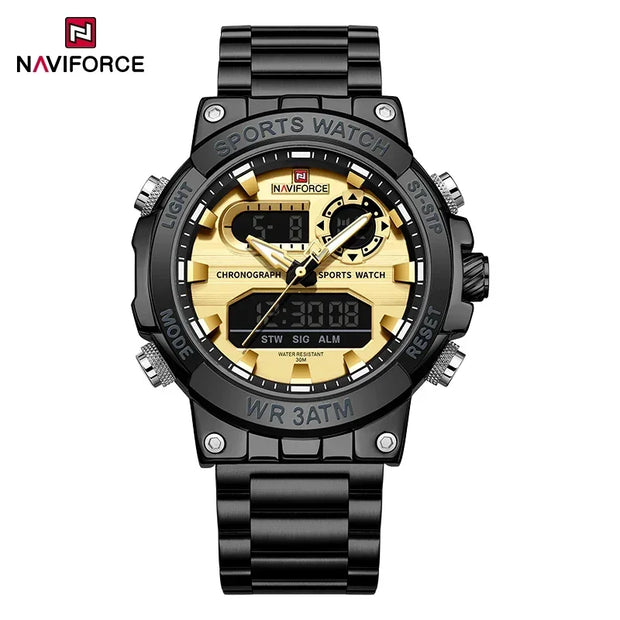 NAVIFORCE Men's Military Luminous Quartz