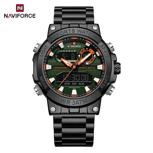 NAVIFORCE Men's Military Luminous Quartz