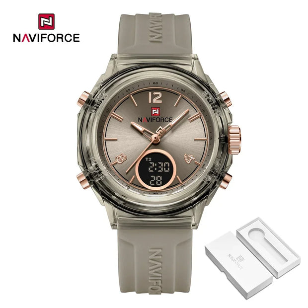 NAVIFORCE Quartz Watch for Ladies Fashion men's