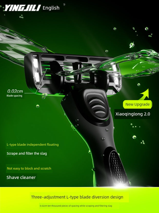 Xiaoqinglong Manual Men Non-Geely Foam Shaver