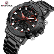 NAVIFORCE Men's Military Luminous Quartz