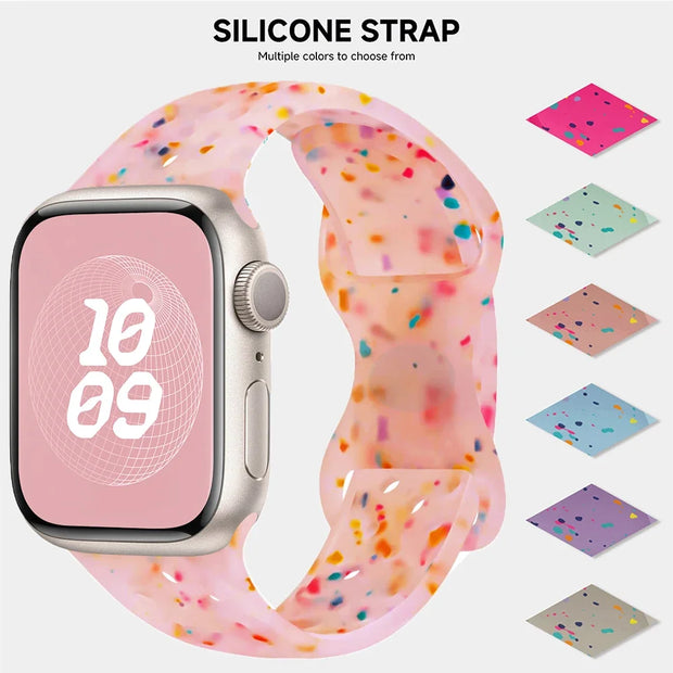 Original Silicone Strap For Apple Watch Band