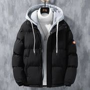 Winter Parkas Men Solid Color Padded Jacket Fashion